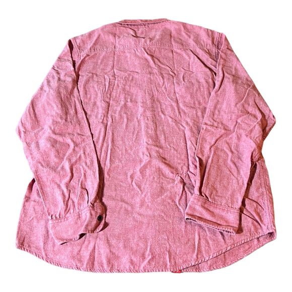 LRG Lifted Research Group Pink Button Down Long Sleeve Soft Shirt Men’s Size XL - Picture 5 of 6